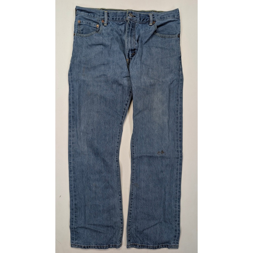 Levis 517 Mens Bootcut Jeans 36x32 Medium Wash Blue Denim Pants